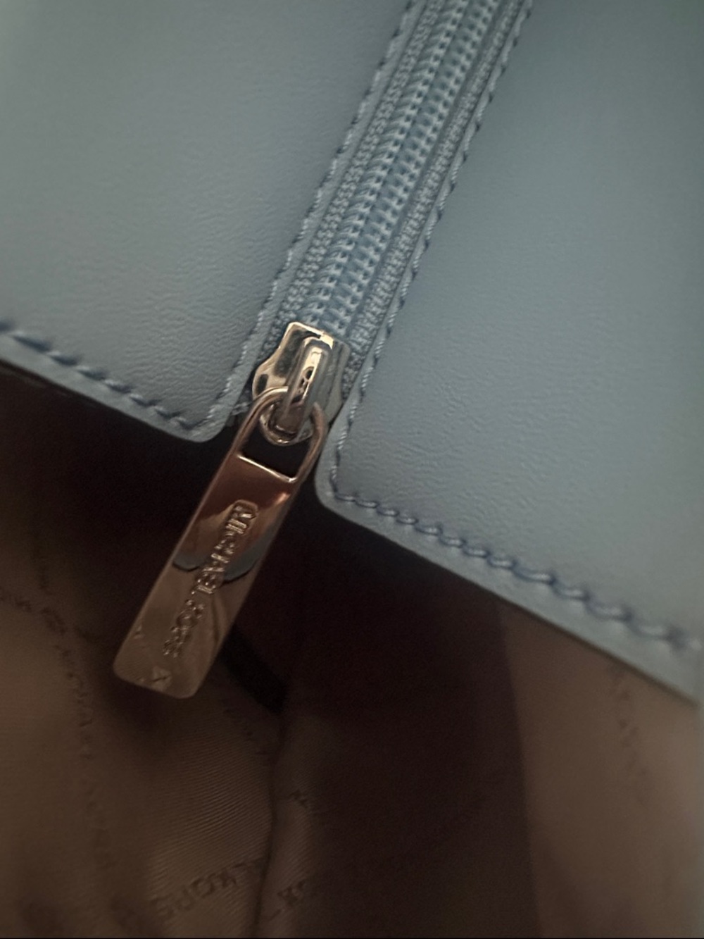 Host Pick Michael Kors Extra Large Blue Diner Print Tote Bag New - Picture 5 of 9